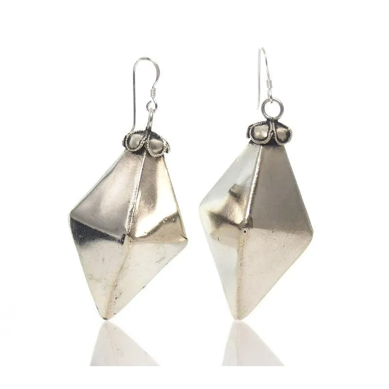 Miao Hmong Traditional Contemporary Temple Earrings, K
