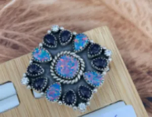 Midnight Opal Ring