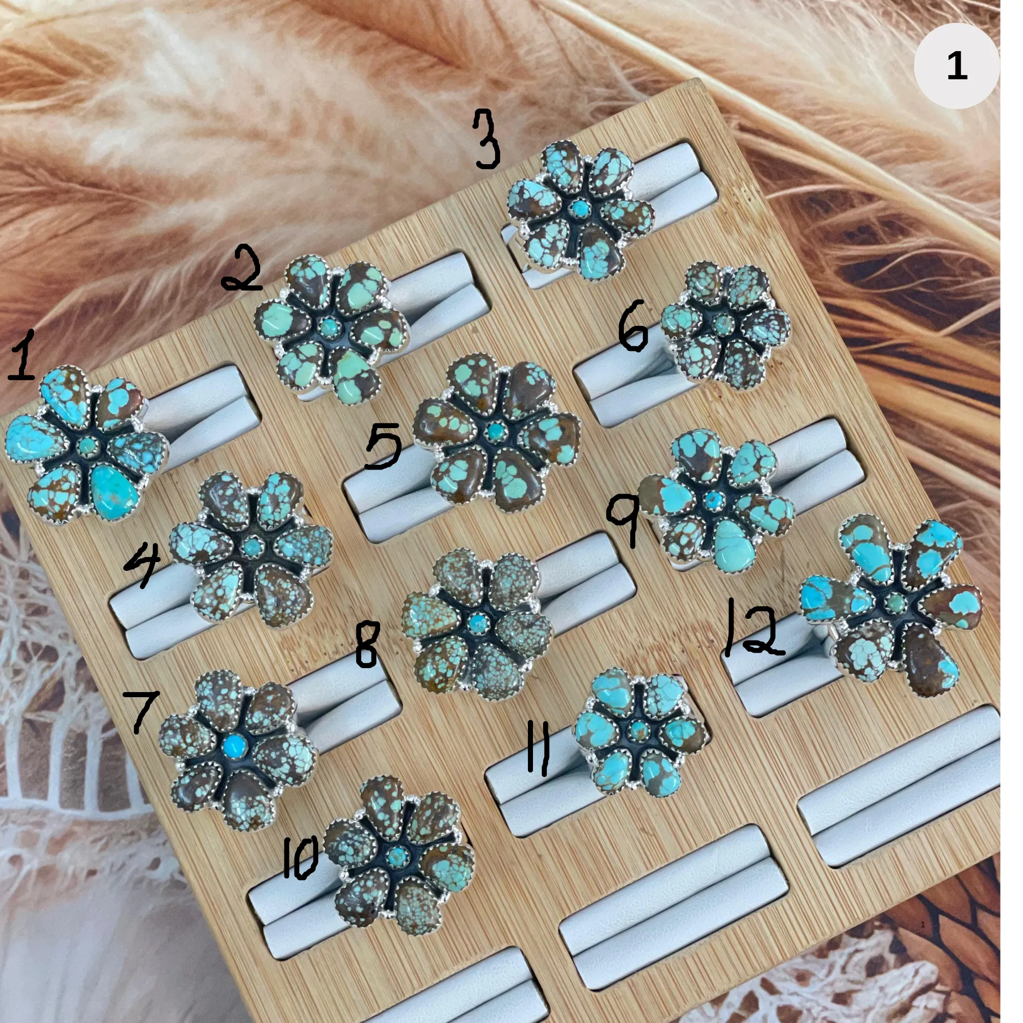 Mine 8 Blooming Stone Rings