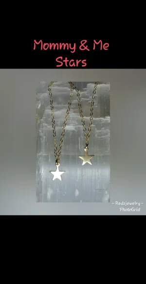 Mommy & Me Mini Star Necklace Set