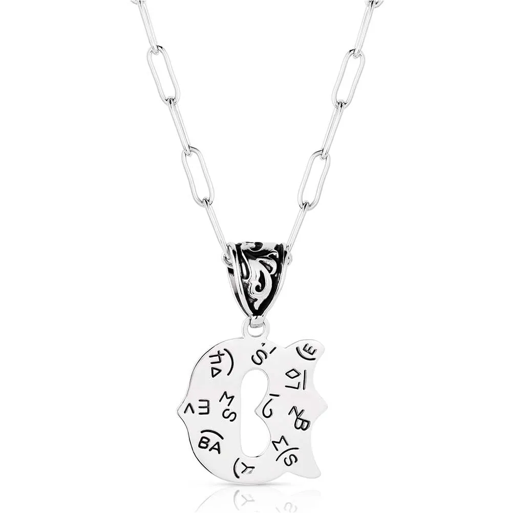 Montana Silversmith Western Initial Necklace - D