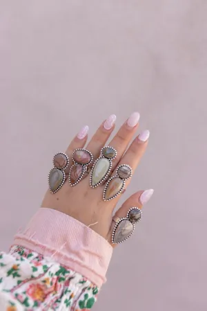 Multi Jasper Stone Rings