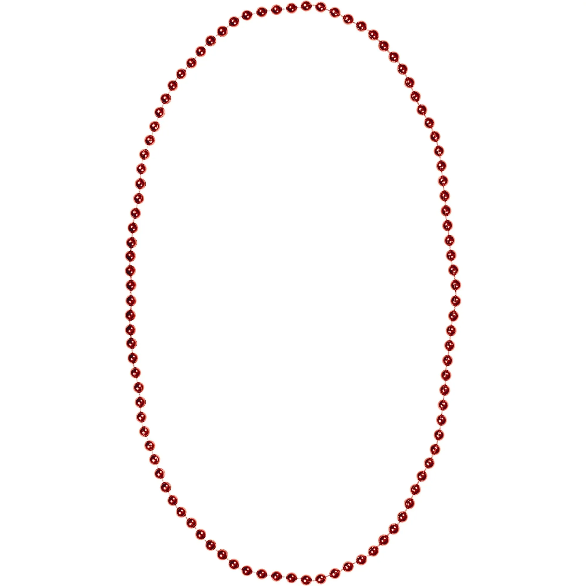 Multicolor Mardi Gras Plastic Beads, 33" by