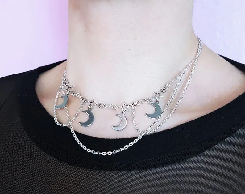 Mystic Moon Grunge Chokers