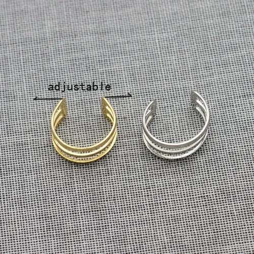 New fashion jewelry hollow finger ring gift for women girl size adjustable 1lot=3pcs