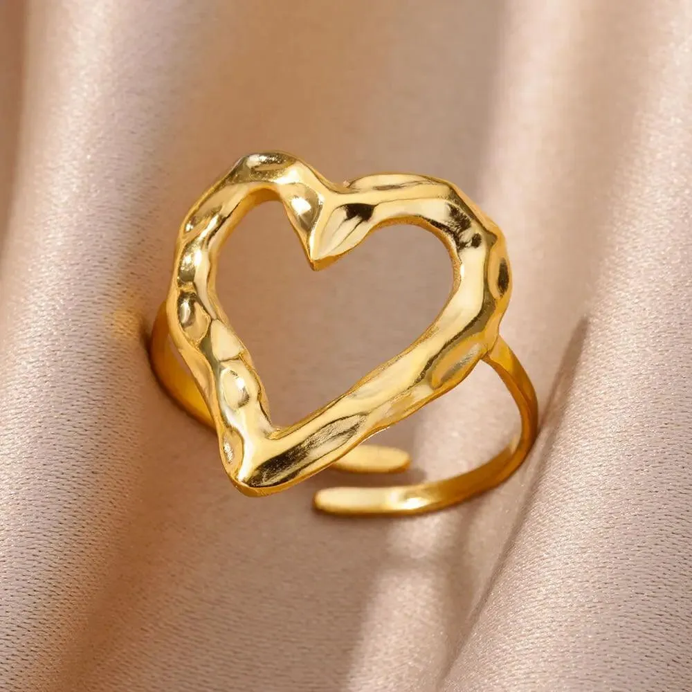 New In Twisted Snake Rings For Women and Girls - 14K Gold Colour Stainless Steel Aesthetic Luxury Vintage Rings