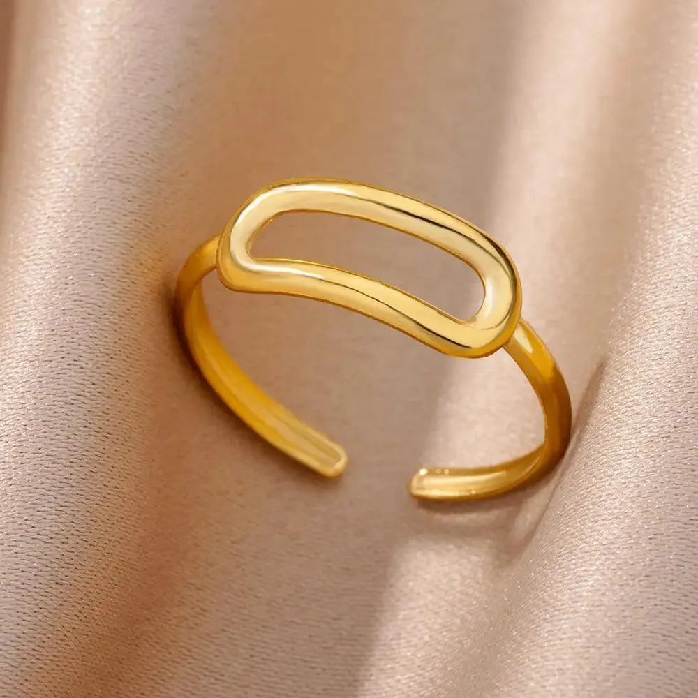 New In Twisted Snake Rings For Women and Girls - 14K Gold Colour Stainless Steel Aesthetic Luxury Vintage Rings