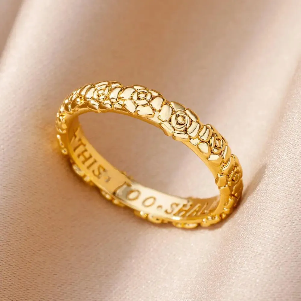 New In Twisted Snake Rings For Women and Girls - 14K Gold Colour Stainless Steel Aesthetic Luxury Vintage Rings