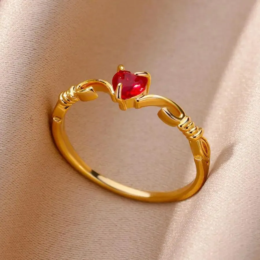 New In Twisted Snake Rings For Women and Girls - 14K Gold Colour Stainless Steel Aesthetic Luxury Vintage Rings