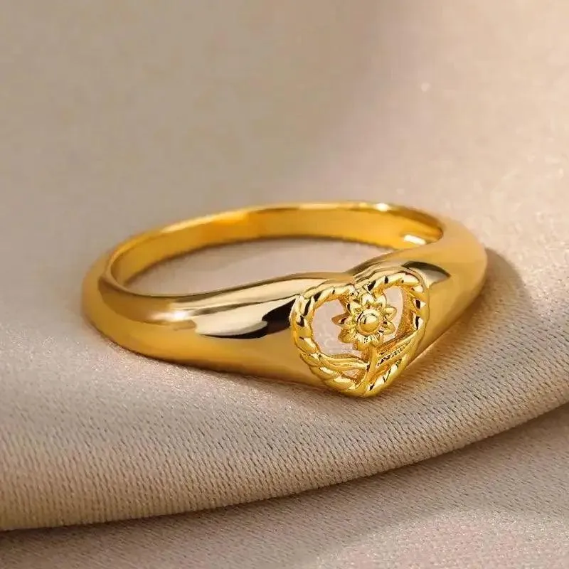 New In Twisted Snake Rings For Women and Girls - 14K Gold Colour Stainless Steel Aesthetic Luxury Vintage Rings