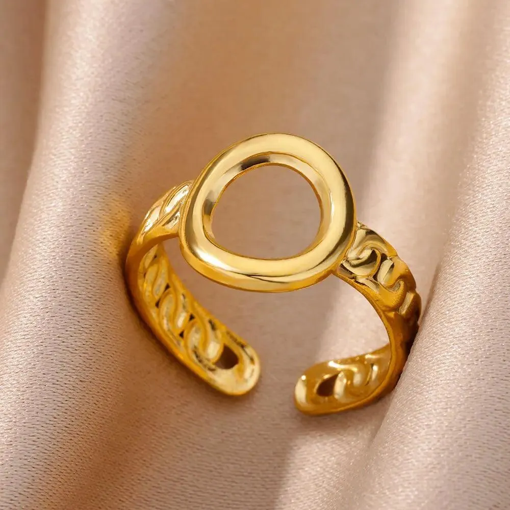 New In Twisted Snake Rings For Women and Girls - 14K Gold Colour Stainless Steel Aesthetic Luxury Vintage Rings