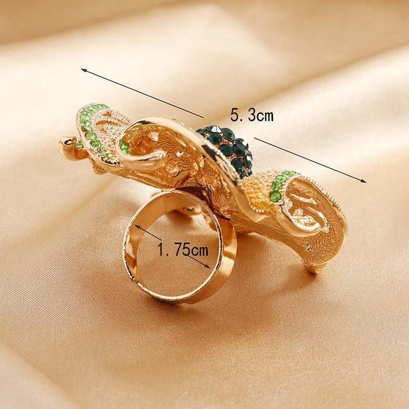 NEW VINTAGE RINGS Princess Queen Big Geometric Hollow Flower Chunky Bohemian Rings