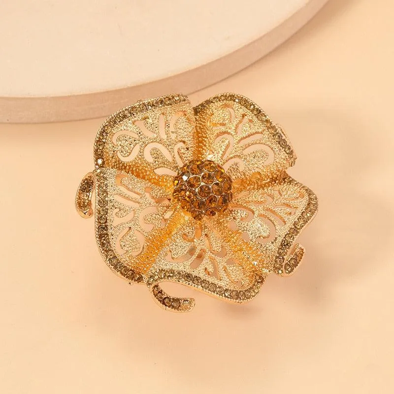 NEW VINTAGE RINGS Princess Queen Big Geometric Hollow Flower Chunky Bohemian Rings