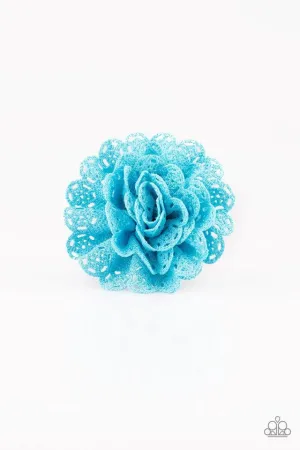 Paparazzi Hair Accessories ~ Floral Fashionista - Blue