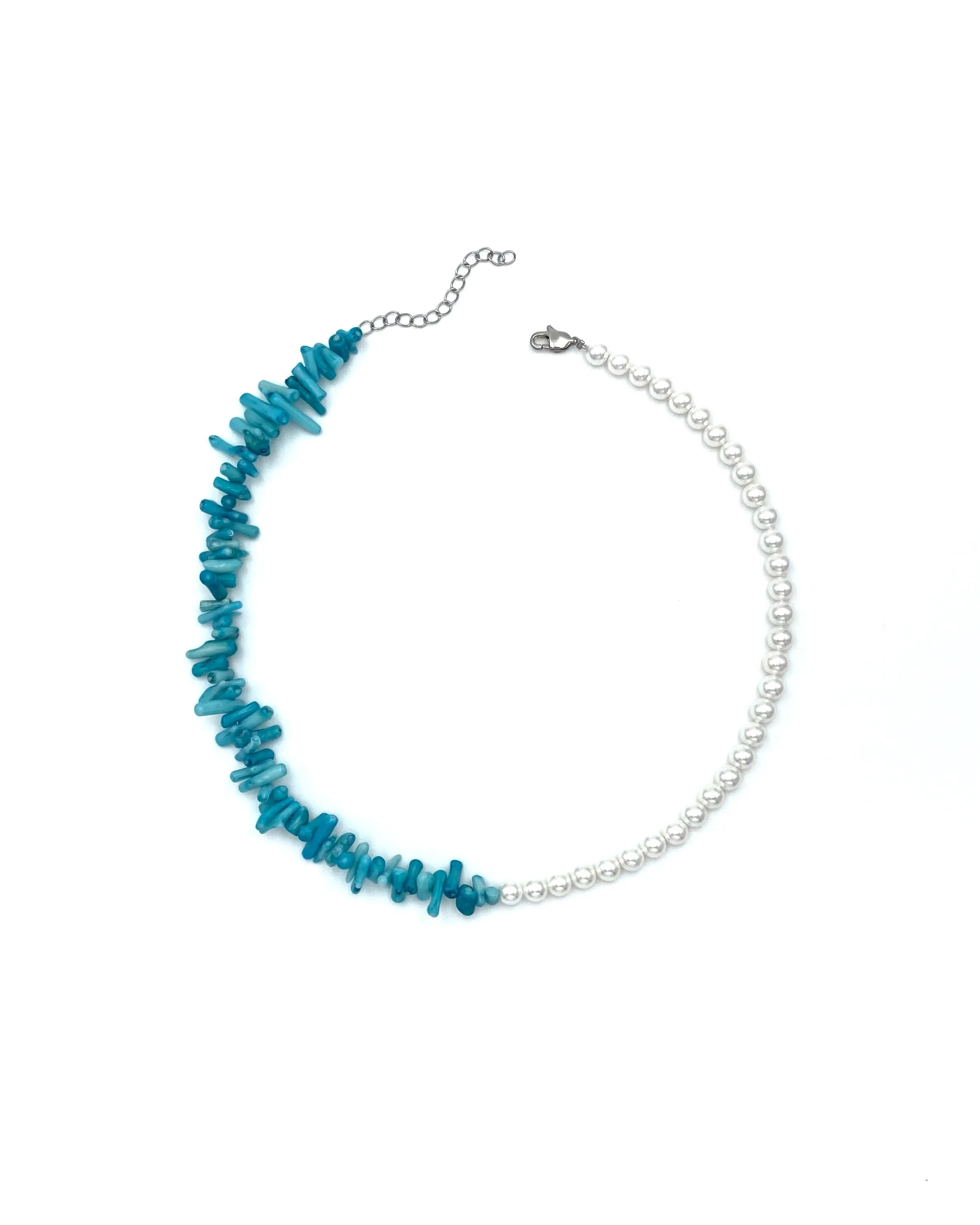 PEARL & CORAL NECKLACE