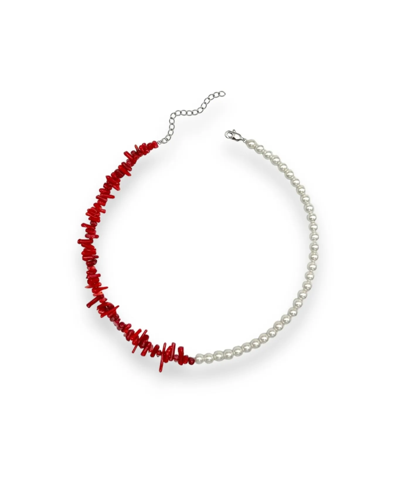 PEARL & CORAL NECKLACE