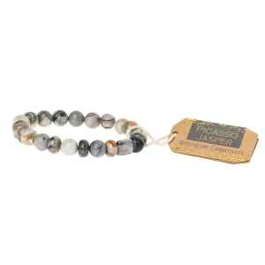 Picasso Jasper Stone Bracelet - Stone of Creativity