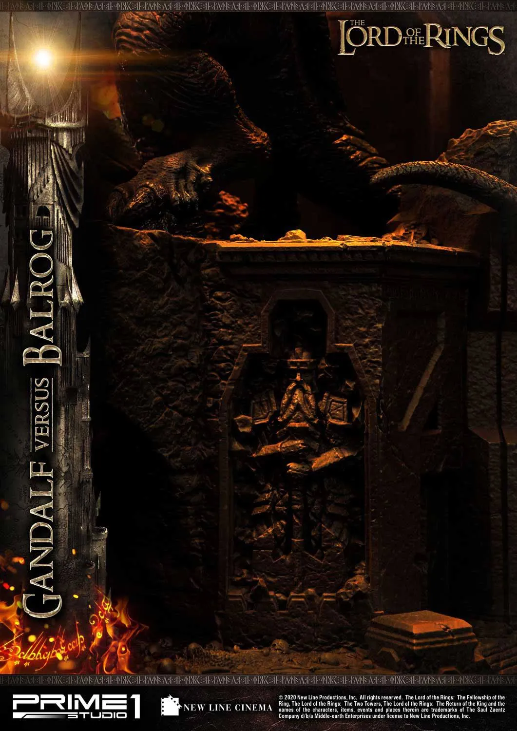 PRIME 1 STUDIOS - The Lord of the Rings - Statue Gandalf Vs. Balrog EXCLUSIVE