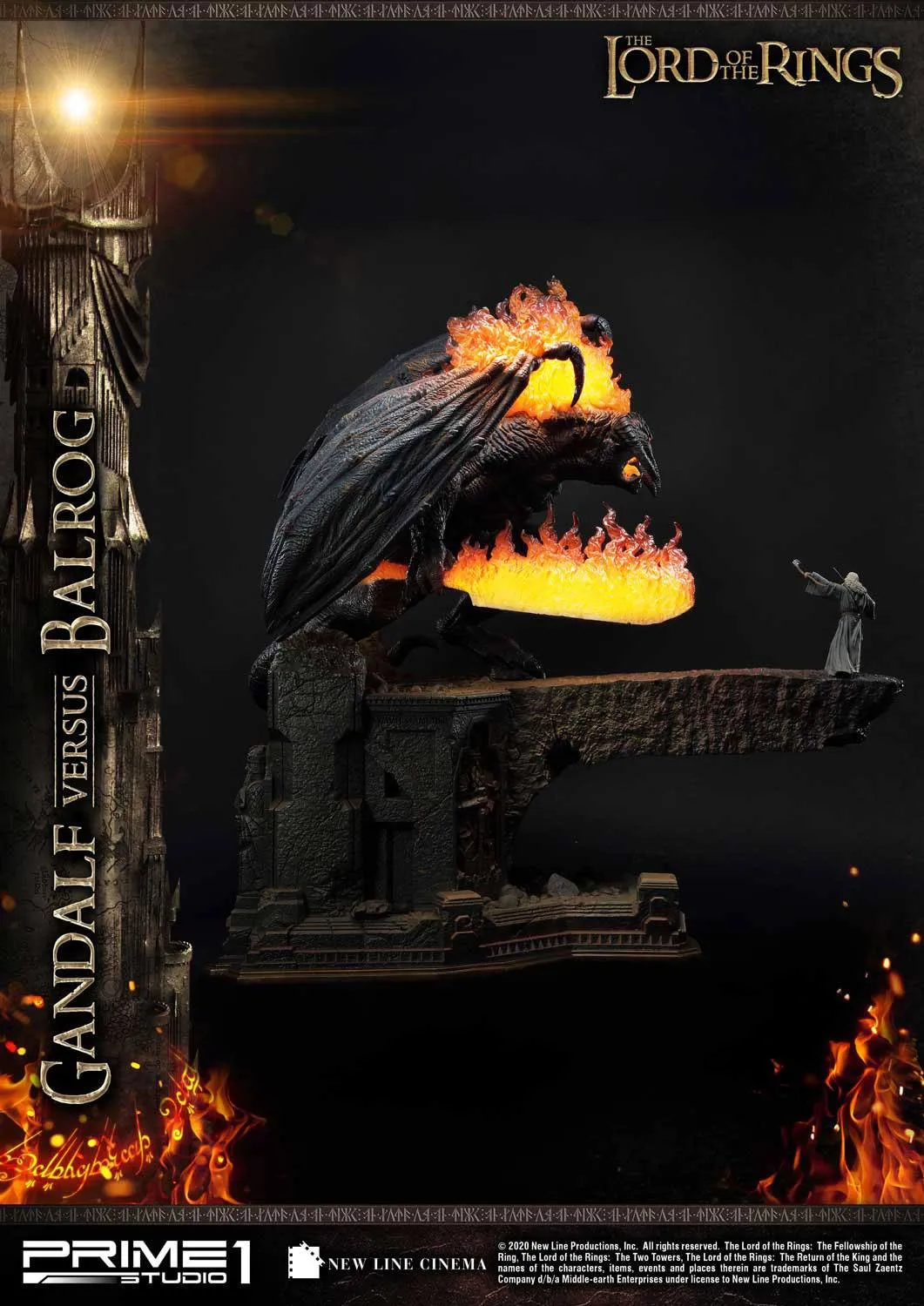 PRIME 1 STUDIOS - The Lord of the Rings - Statue Gandalf Vs. Balrog EXCLUSIVE