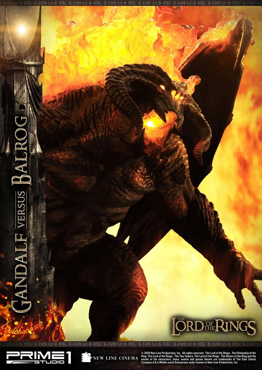 PRIME 1 STUDIOS - The Lord of the Rings - Statue Gandalf Vs. Balrog EXCLUSIVE