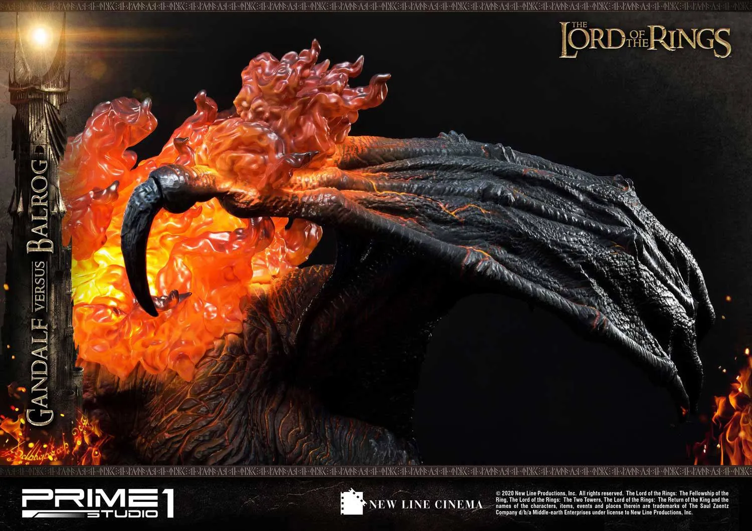 PRIME 1 STUDIOS - The Lord of the Rings - Statue Gandalf Vs. Balrog EXCLUSIVE