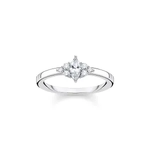 Ring Vintage White Stones Silver | Thomas Sabo