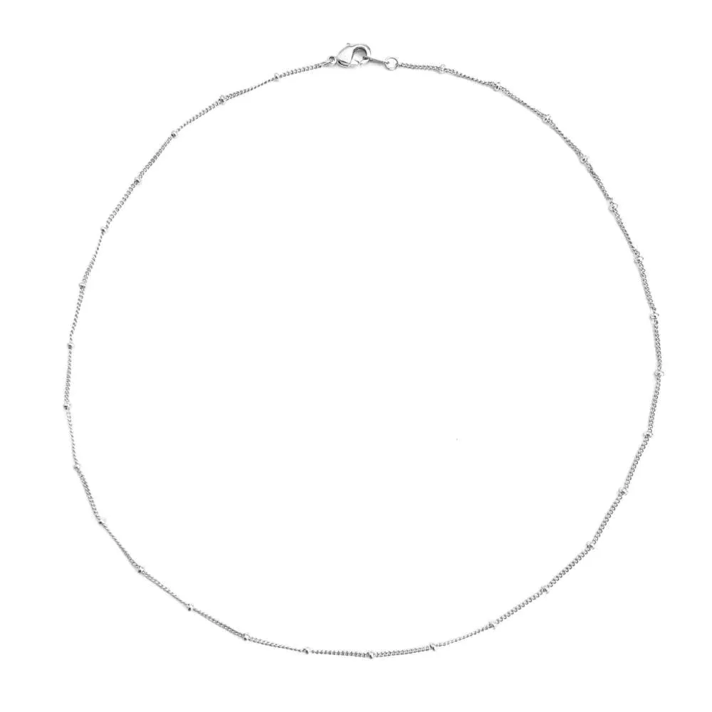 satellite beaded necklace