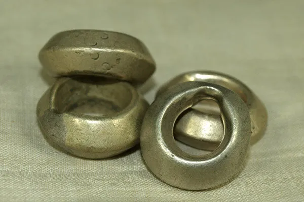Set of 4 Brass Ethiopian Wedding Rings