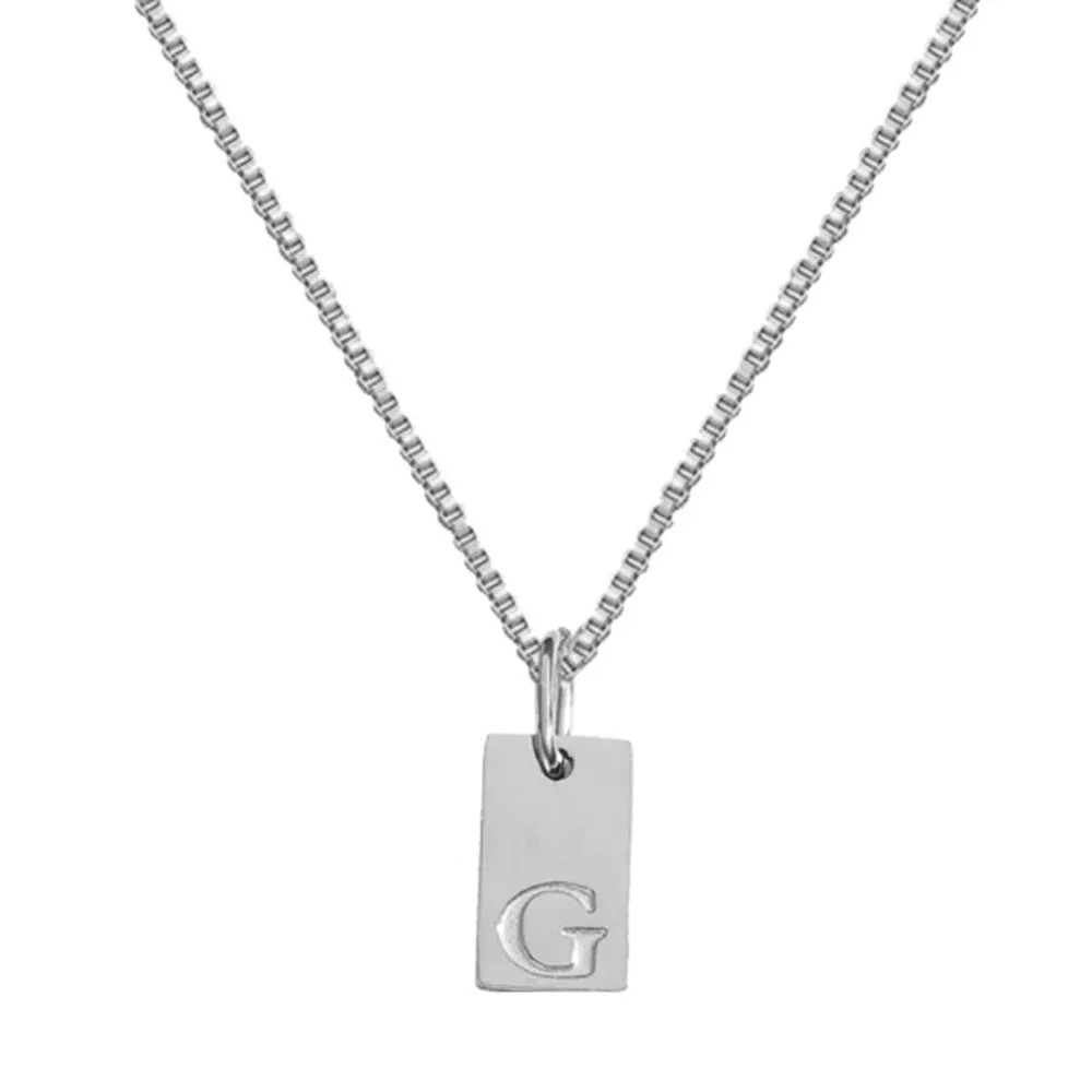 Simple Style Choker Women Stainless Steel Pendant Necklace
