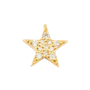 Small Star with Pavé Diamonds