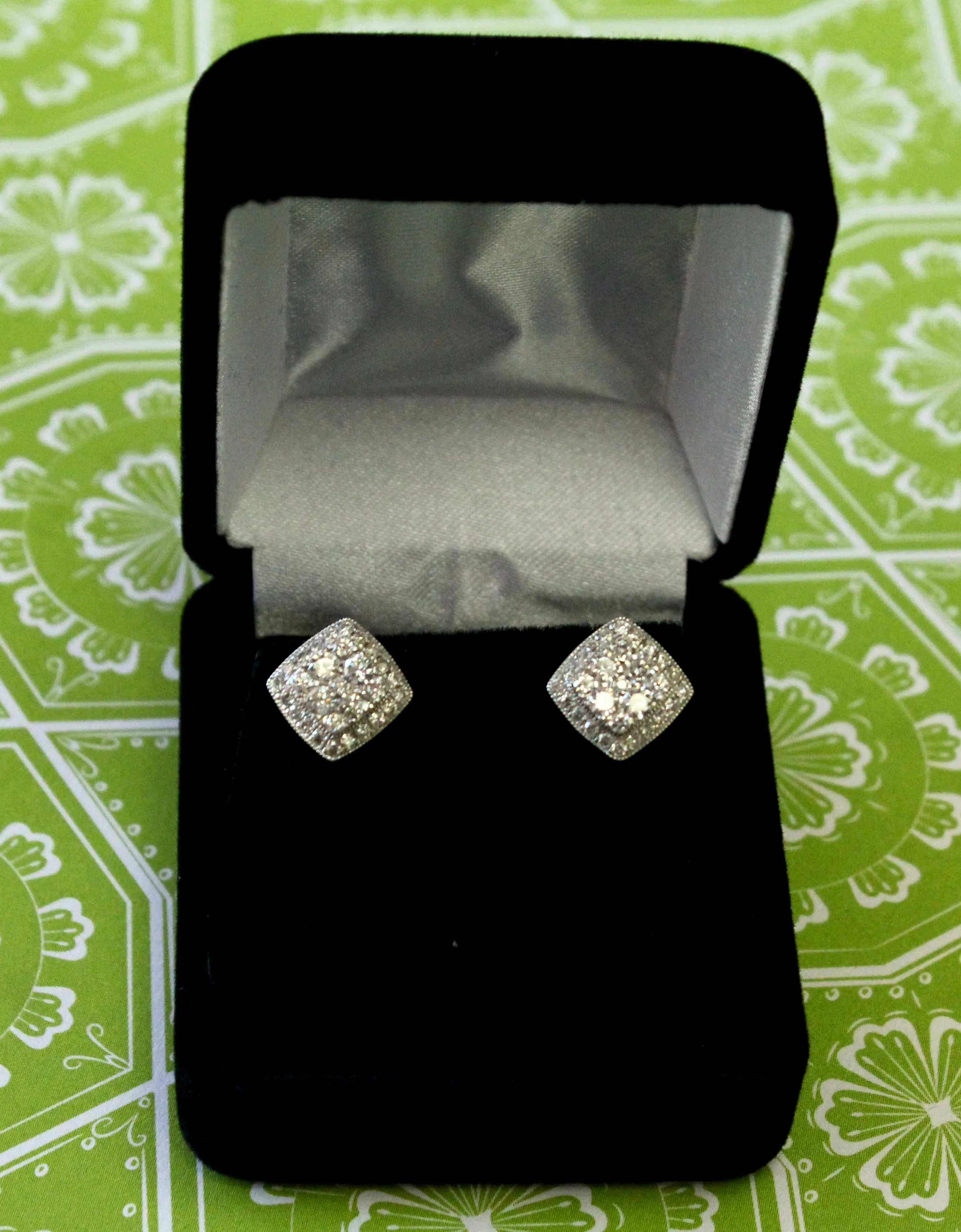 Sparkling ~ Diamond Stud Earrings