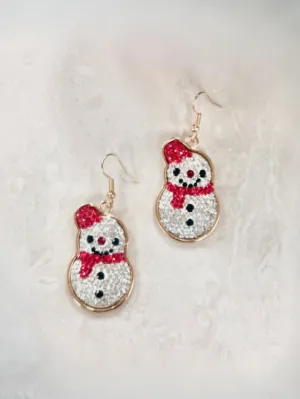 Sparkling Statement Glitter Snowman