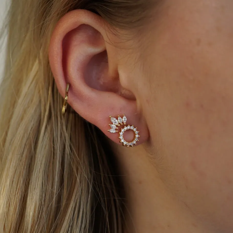 Sparkling Sun Studs