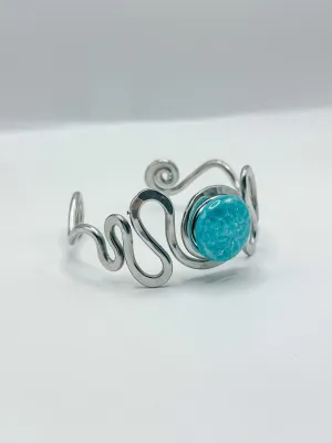 Squiggle Stone Cuff