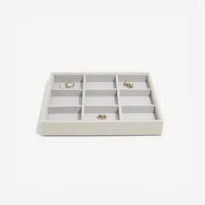 Stackers Classic 9 Compartment Jewellery Tray Oatmeal