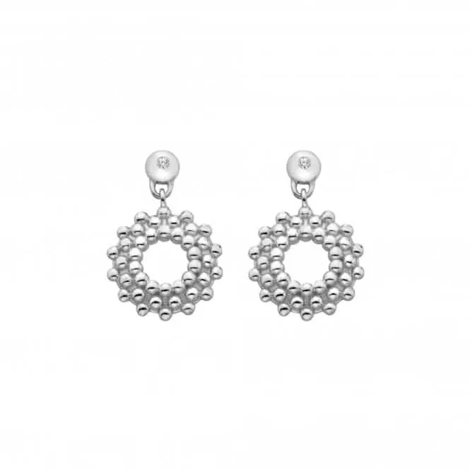 Sterling Silver Blossom Earrings DE783