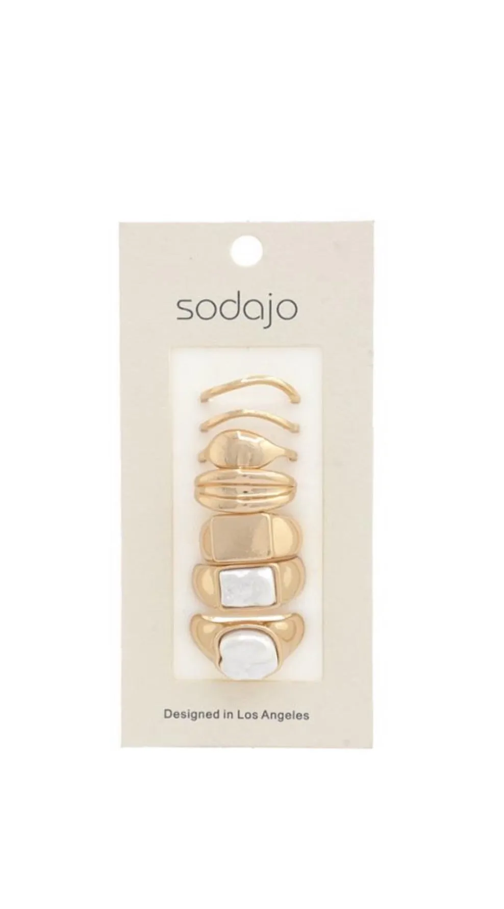 Sunset ring set