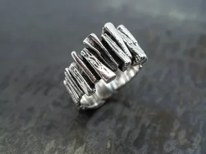 Textured Branches Ring