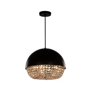 Tiara Ceiling Lamp - 4 Bulbs - Black