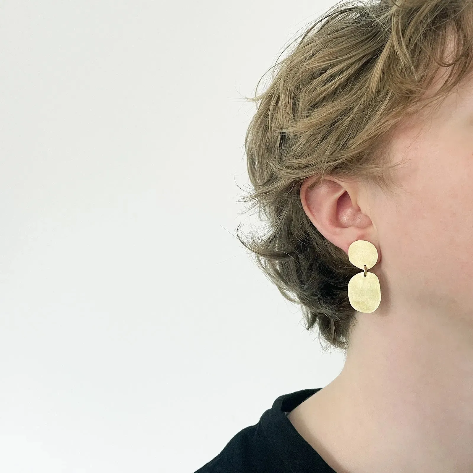 Tom Pigeon :  Cobble Earrings