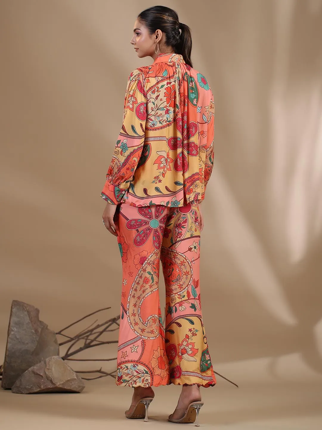 Trendy Co-ord Set with Flare Pants