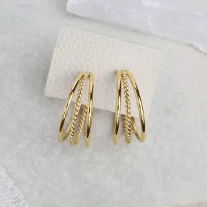 Triple Hoop Earrings