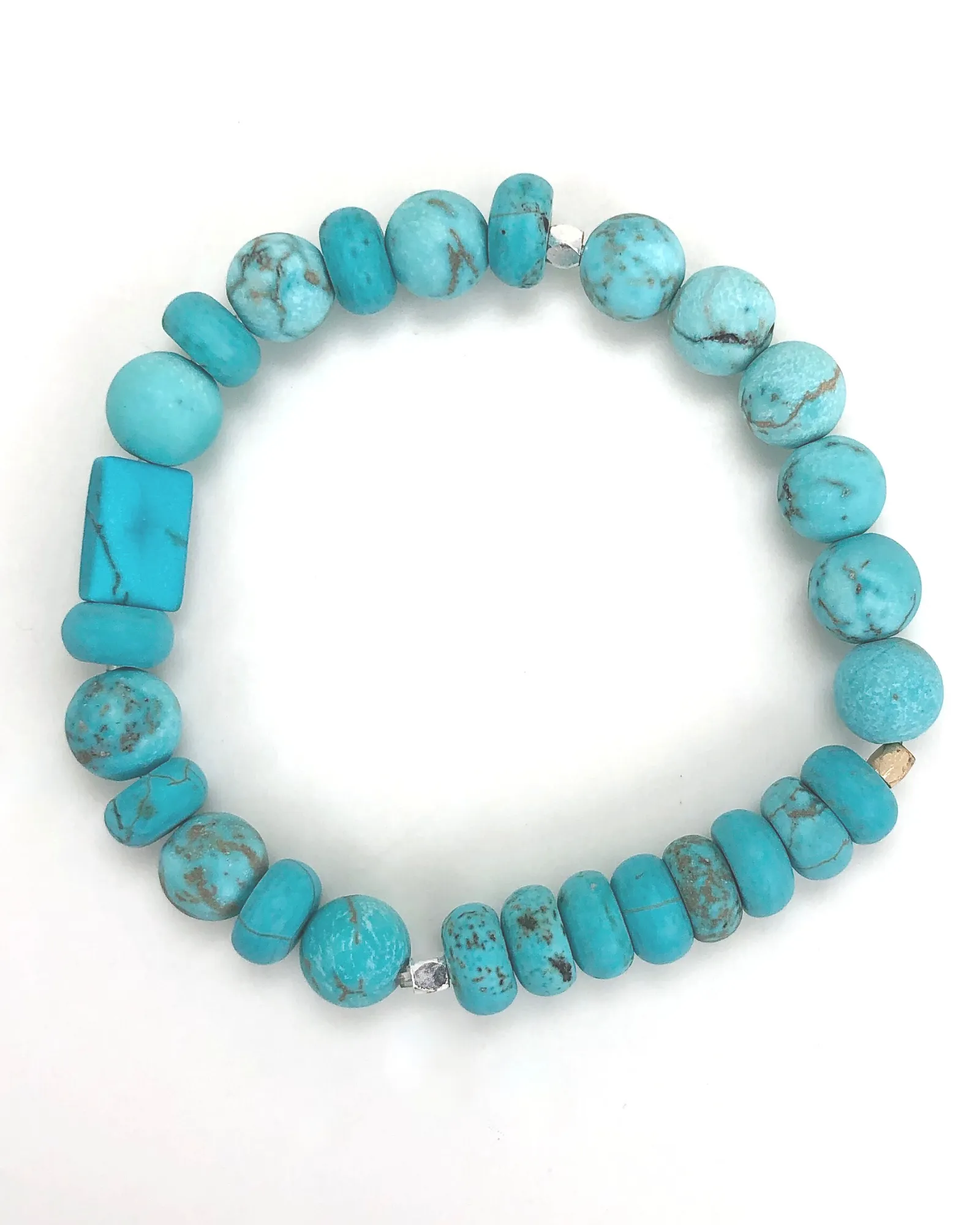 Turquoise 8mm Gemstone Bracelet
