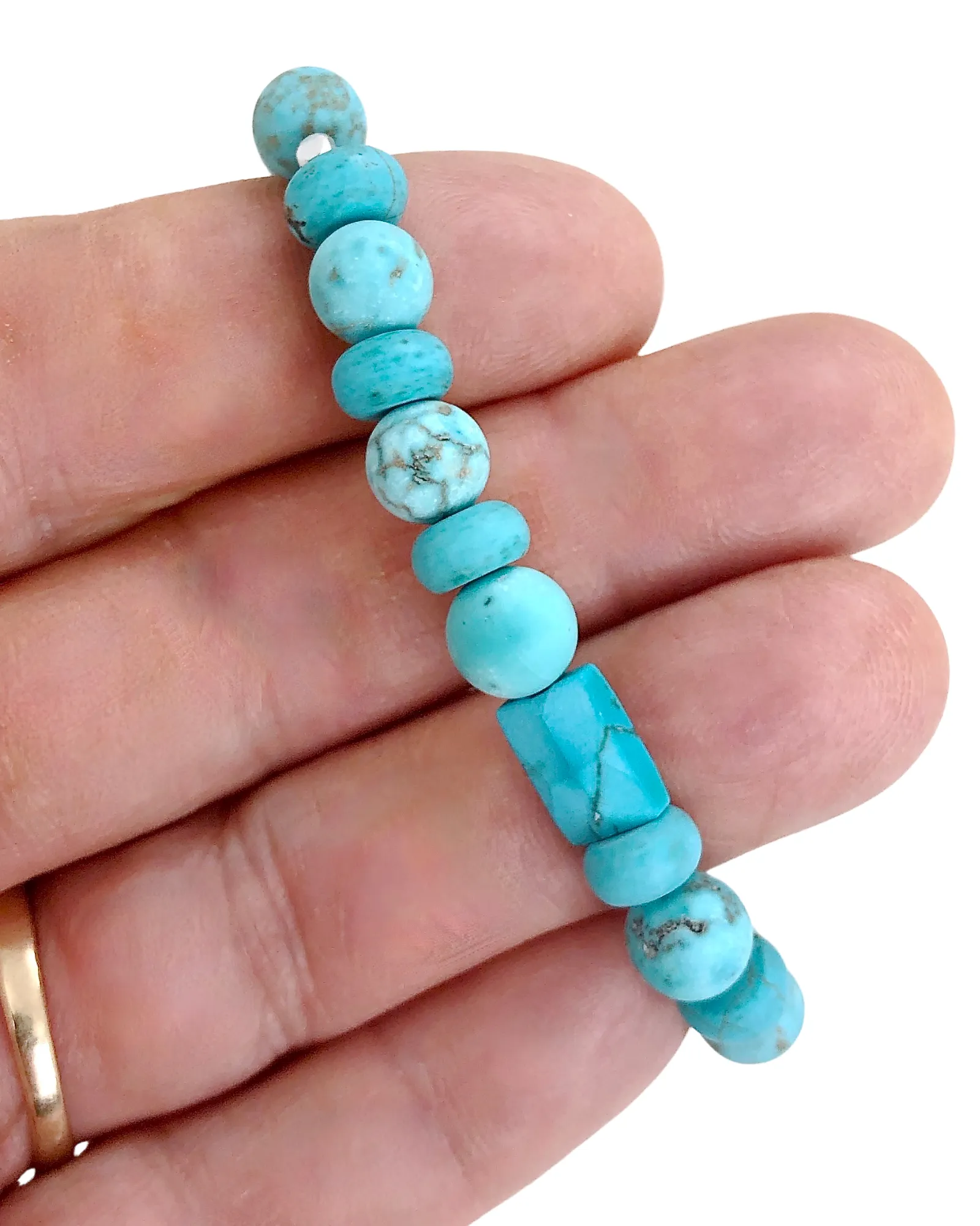 Turquoise 8mm Gemstone Bracelet