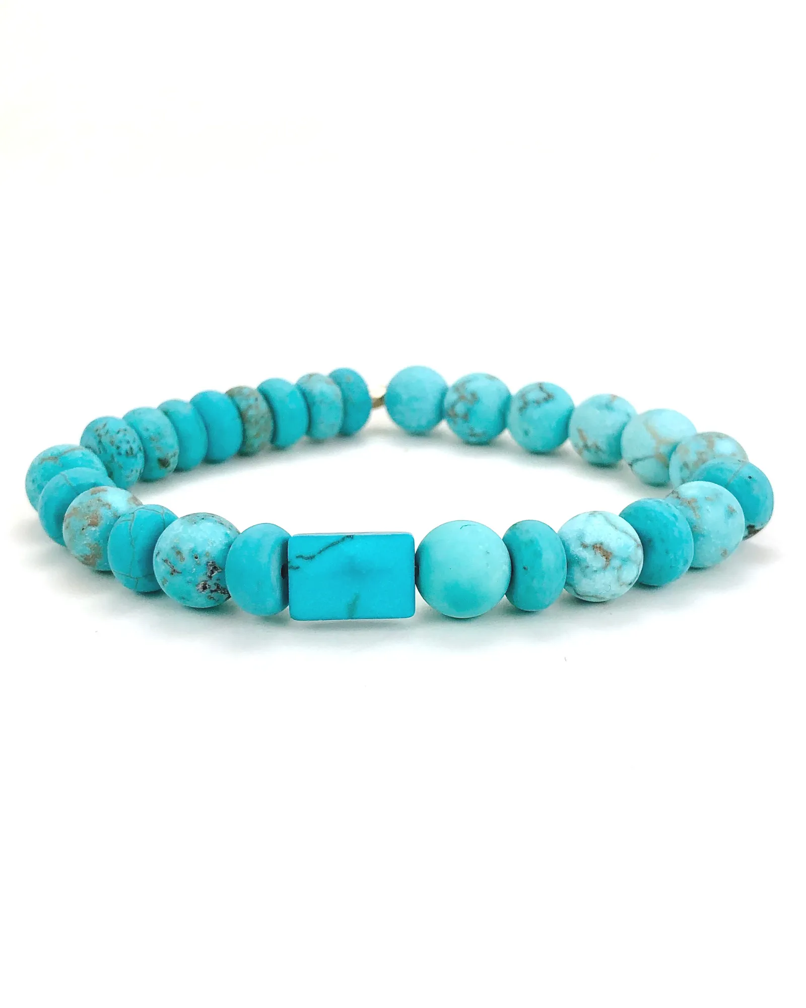 Turquoise 8mm Gemstone Bracelet