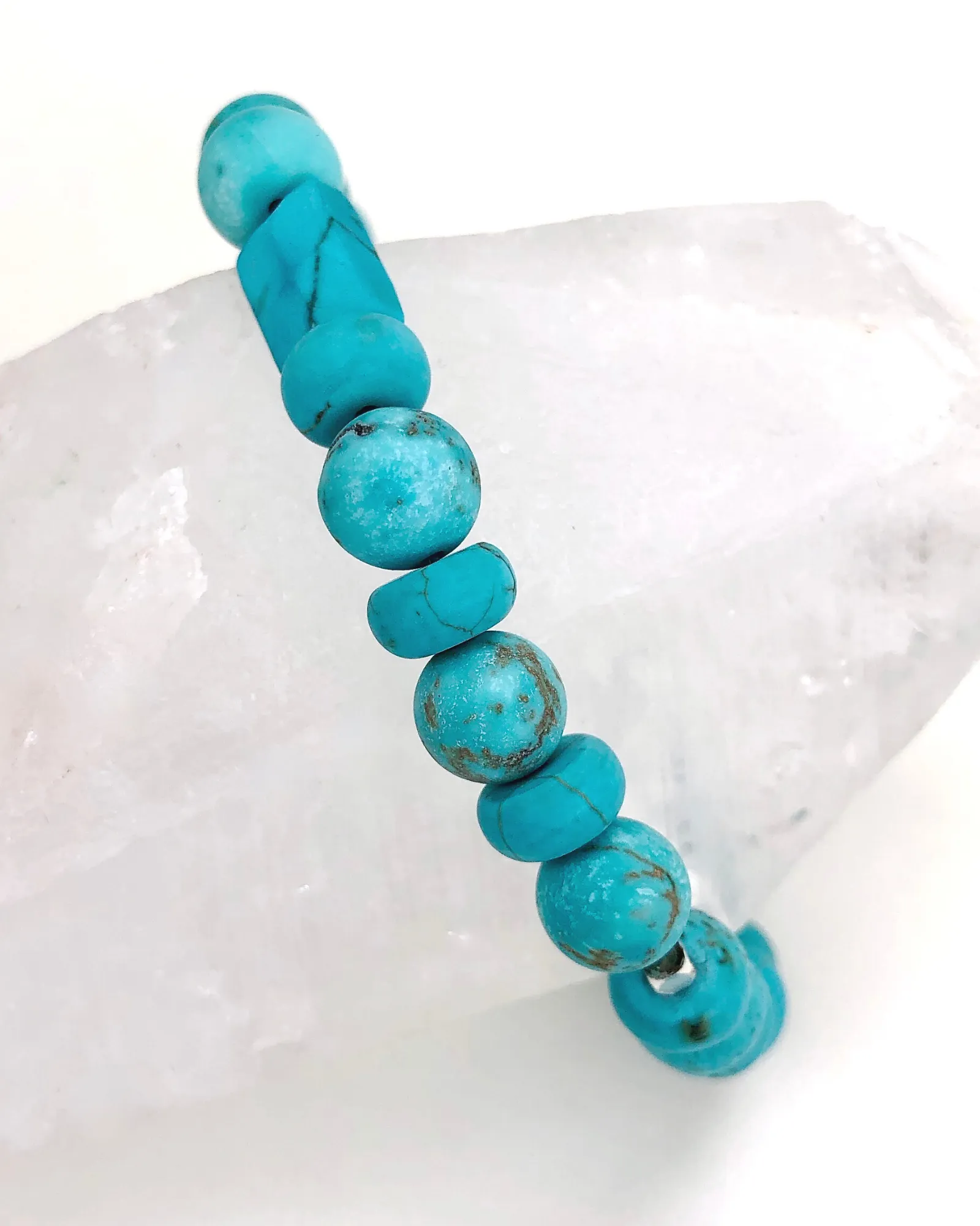 Turquoise 8mm Gemstone Bracelet