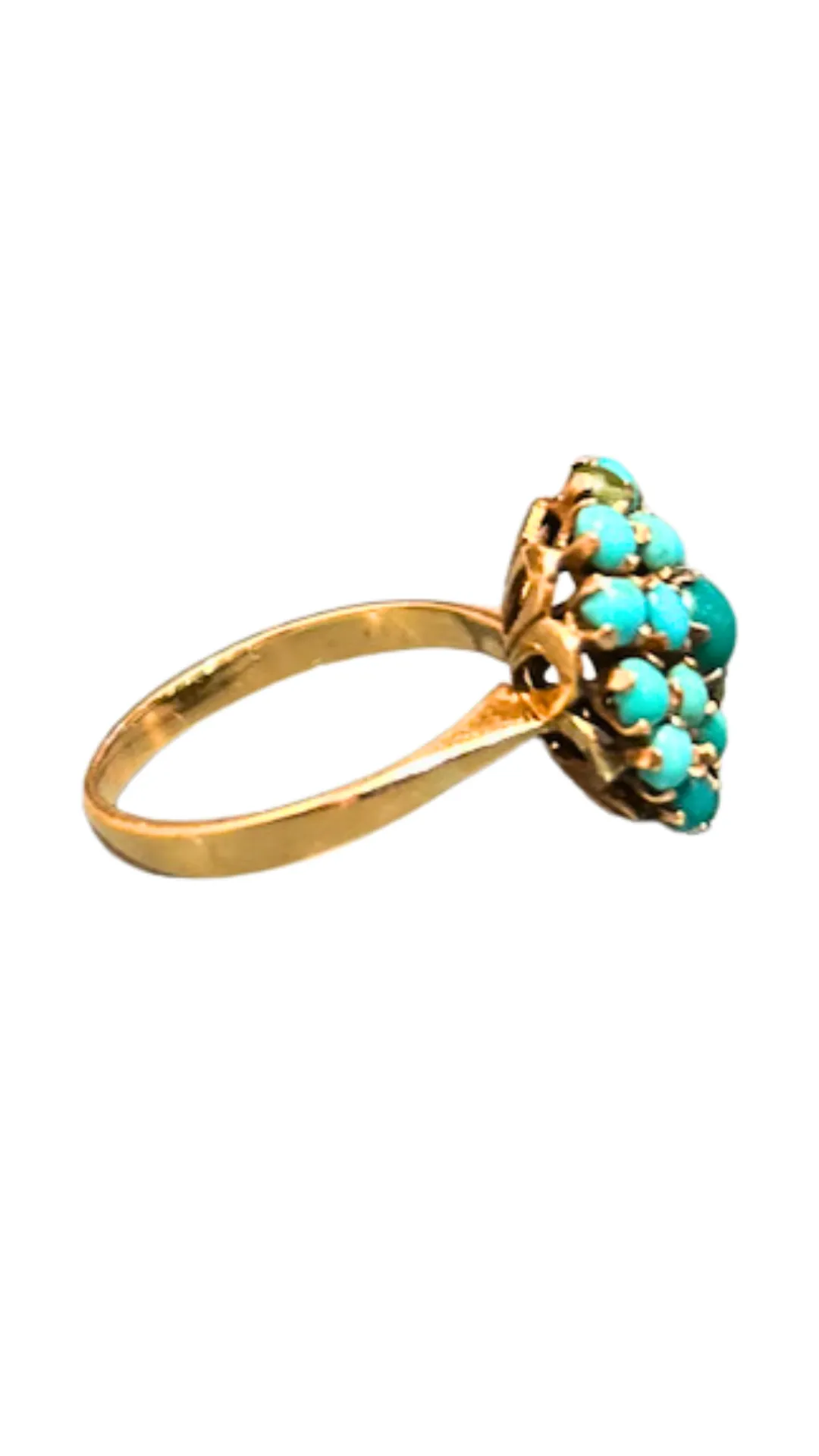 Turquoise Cluster Ring