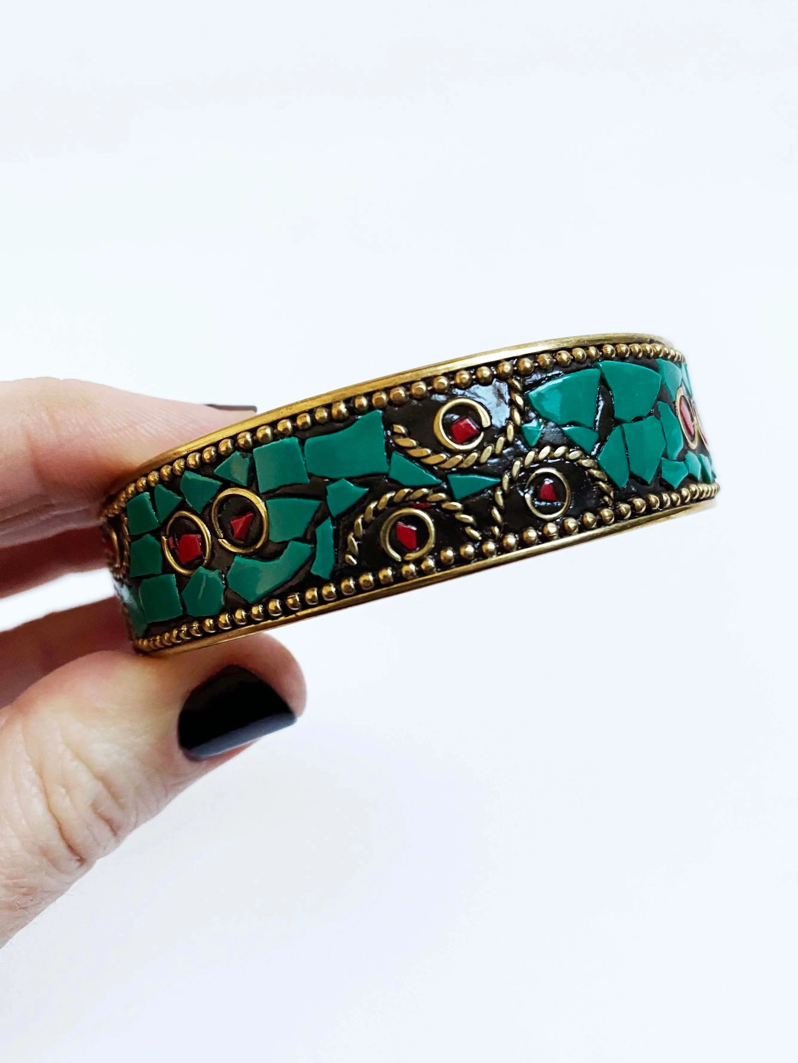 Turquoise Mosaic Bangle