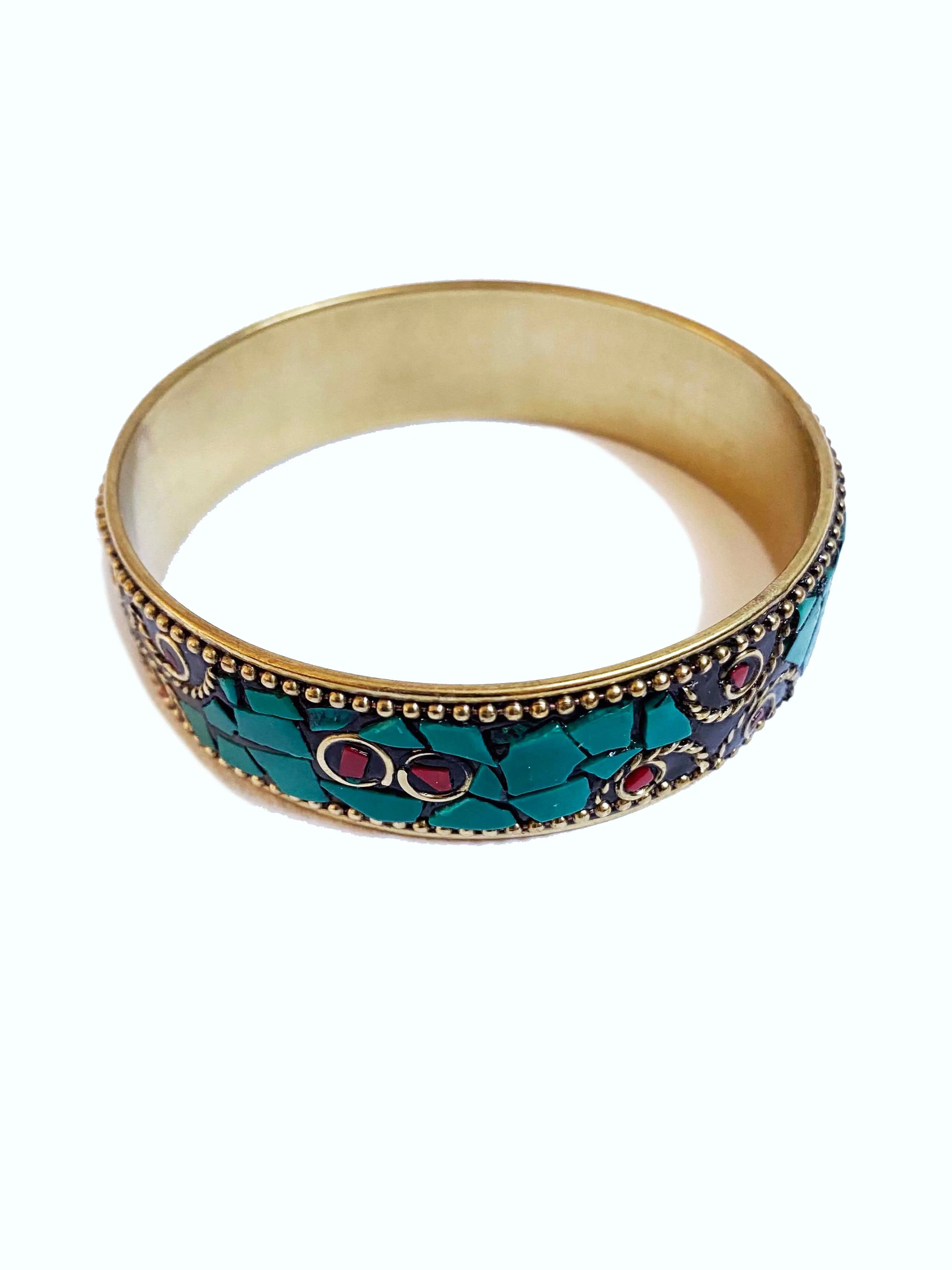 Turquoise Mosaic Bangle