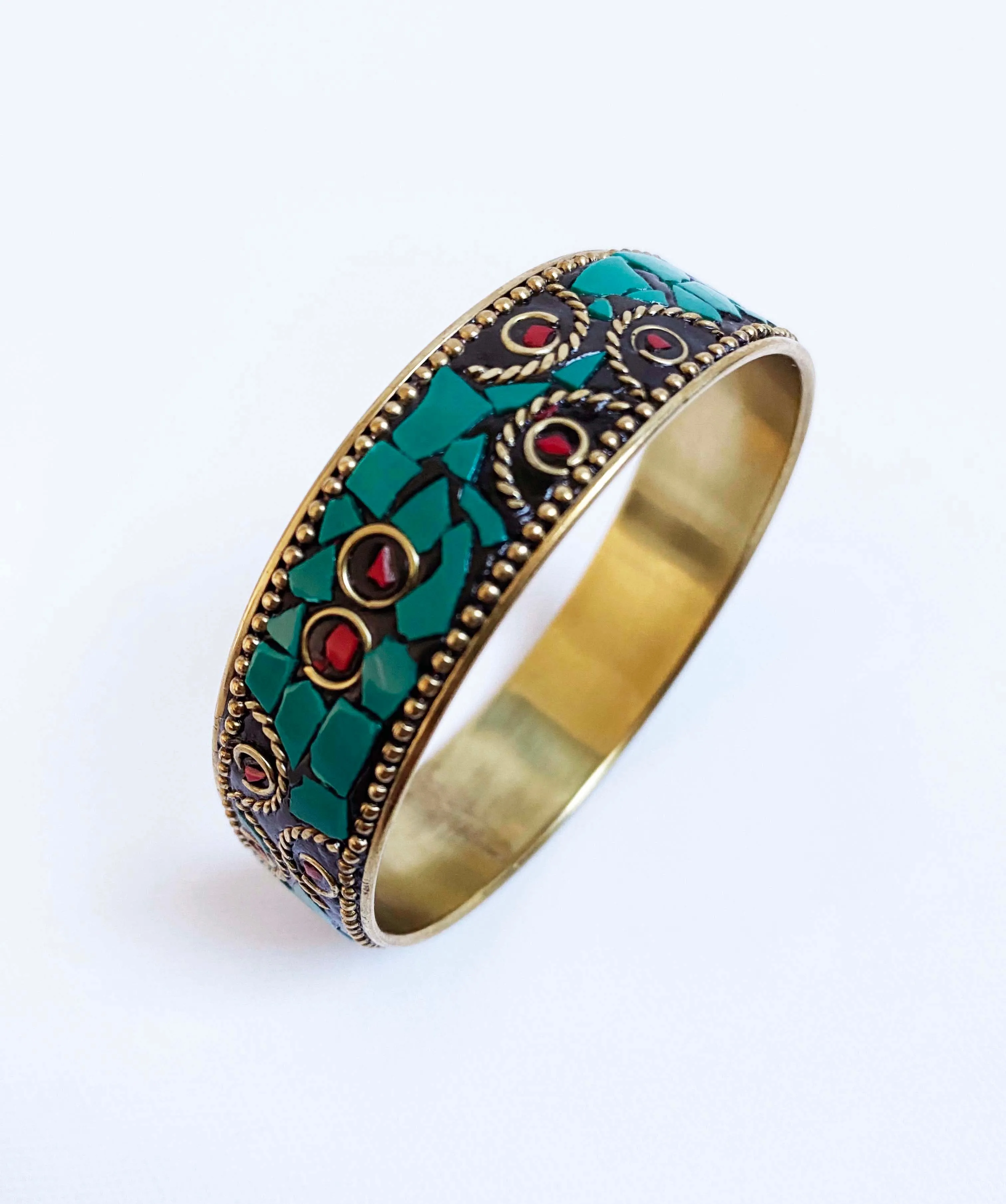 Turquoise Mosaic Bangle